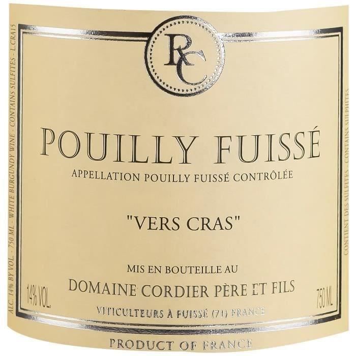 Christophe Cordier 2020 Pouilly-Fuissé - Vin blanc de Bourgogne