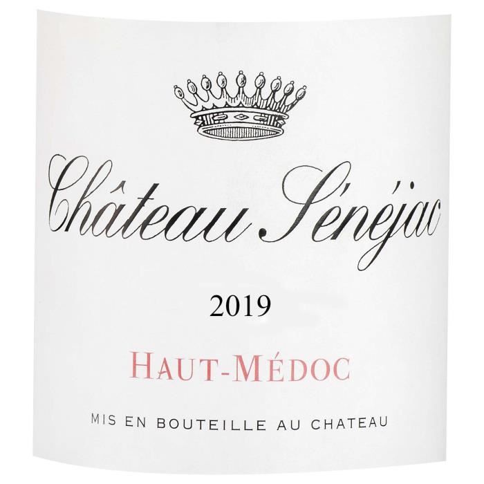 Château Sénéjac 2019 Haut-Médoc - Vin rouge de Bordeaux