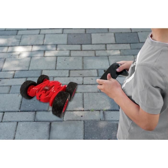 LEXIBOOK - TUMBLING CROSSLANDER - Voiture télécommandée tout-terrain rechargeable, rotation 360°, conduite sur 2 roues et lumieres