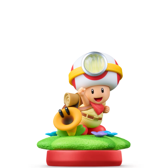 Image secondaire de Figurine Amiibo Capitaine Toad avec Fleur Cancan - Super Mario