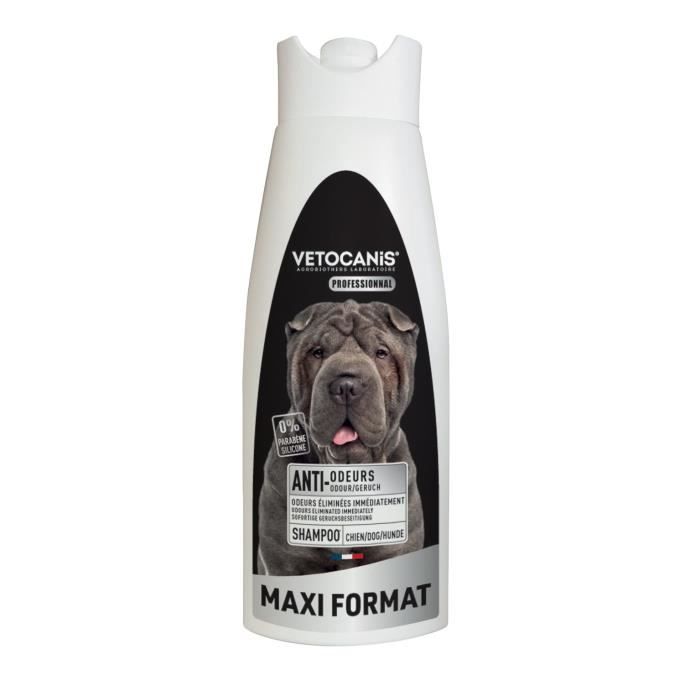 VETOCANIS Shampoing professionnel anti-odeurs pour chien - 750ml