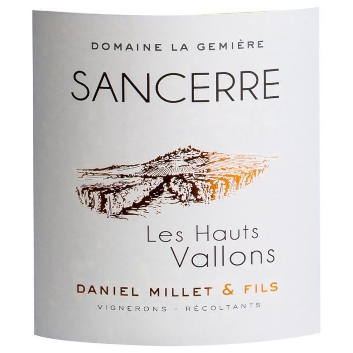 Image secondaire de Domaine La Gemiere Les Hauts Vallons 2023 Sancerre - Vin blanc de Loire