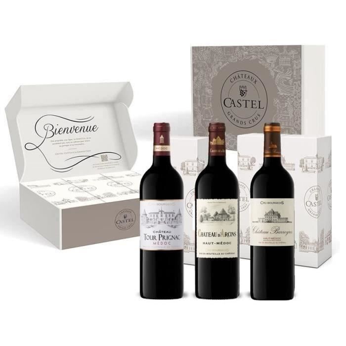 Coffret Sp�cial Crus Bourgeois : Ch�teau Barreyres - Ch�teau d'Arcins - Ch�teau Tour Prignac