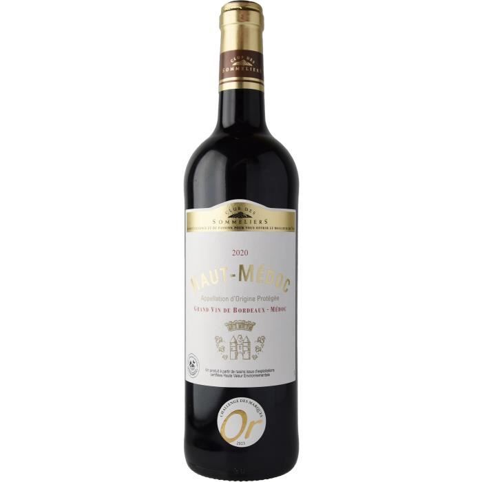 Club des Sommeliers 2020 Haut-M�doc - Vin rouge de Bordeaux
