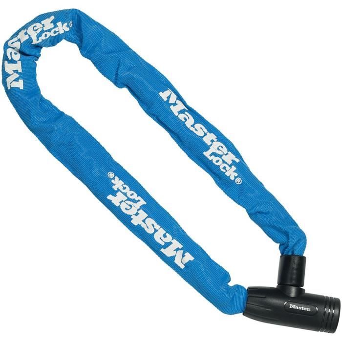 MASTER LOCK Lucchetto a catena per bicicletta [Chiave] [Catena da 90 cm] [Blu] 8391EURDPROCOLB