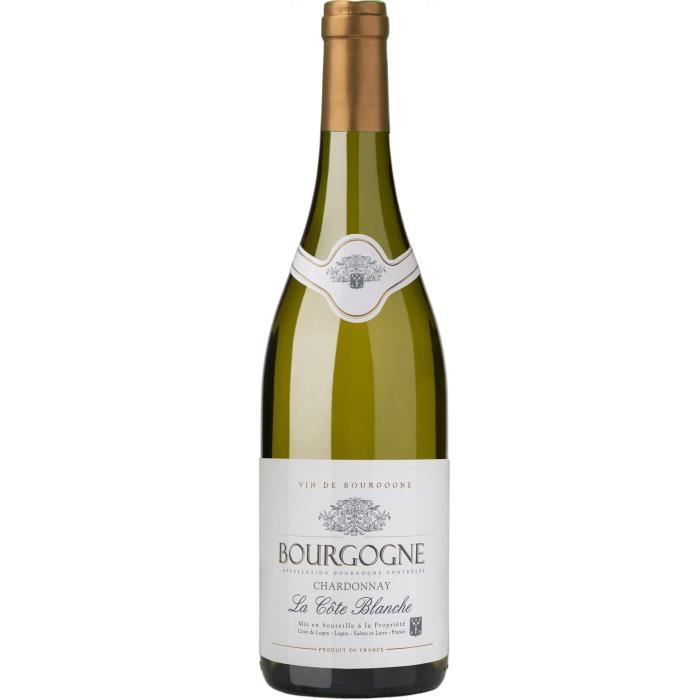 Cave de Lugny La Côte Blanche 2018 Bourgogne Chardonnay - Vin blanc de Bourgogne