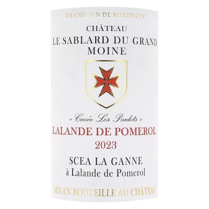 Image secondaire de Château La Sablard du Grand Moine 2023 Lalande de Pomerol - Vin rouge de Bordeaux