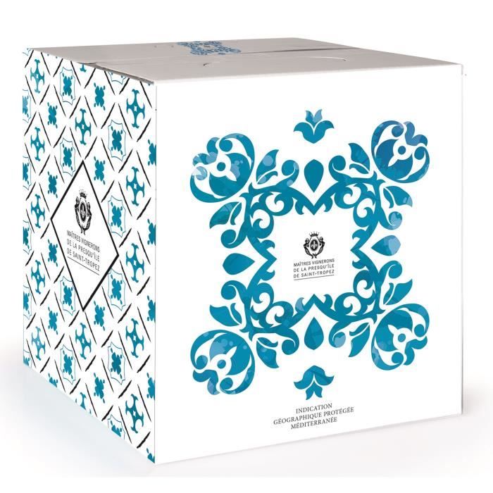 Bag in Box Ma�tres Vignerons de la Presqu'Ile de Saint-Tropez M�diterran�e - Vin ros� de Provence