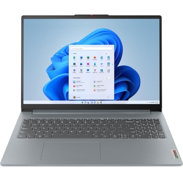 Laptop Lenovo Ideapad Slim 3 16IAH8 § 16'' WUXGA - INTEL i5-12450H - 16 GB di RAM - 512 GB SSD - Windows 11 - AZERTY