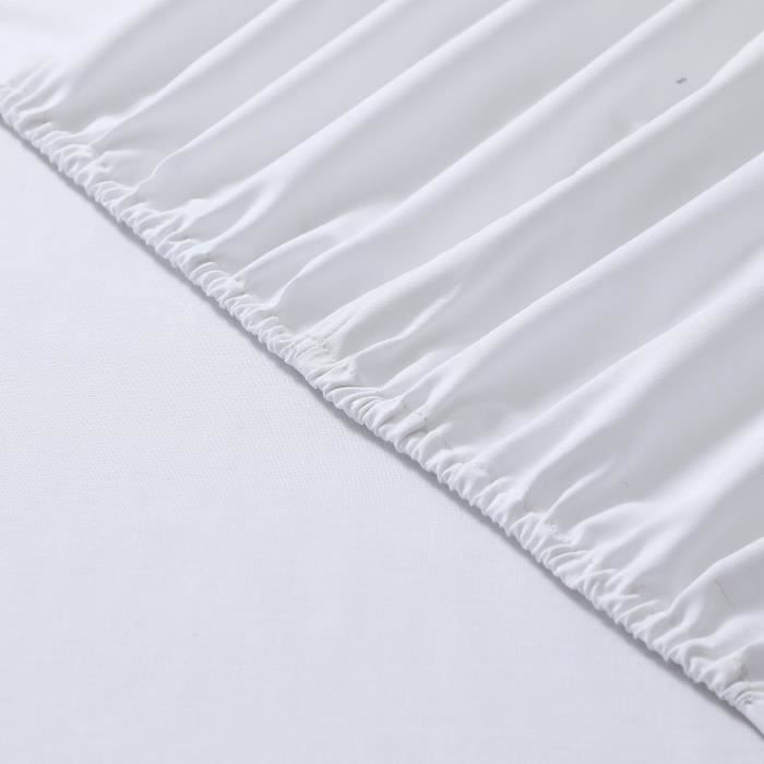 VISION Drap housse 200x200cm BLANC