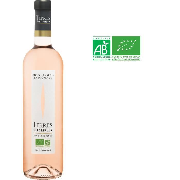 Estandon Terre d'Estandon Coteaux Varois en Provence - Vin ros� de Provence - Bio 2024