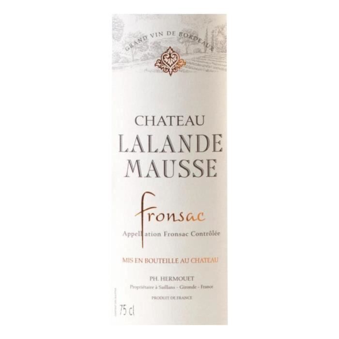 Image secondaire de Château Lalande Mausse 2014 - Vin Rouge de Bordeaux AOC Fronsac
