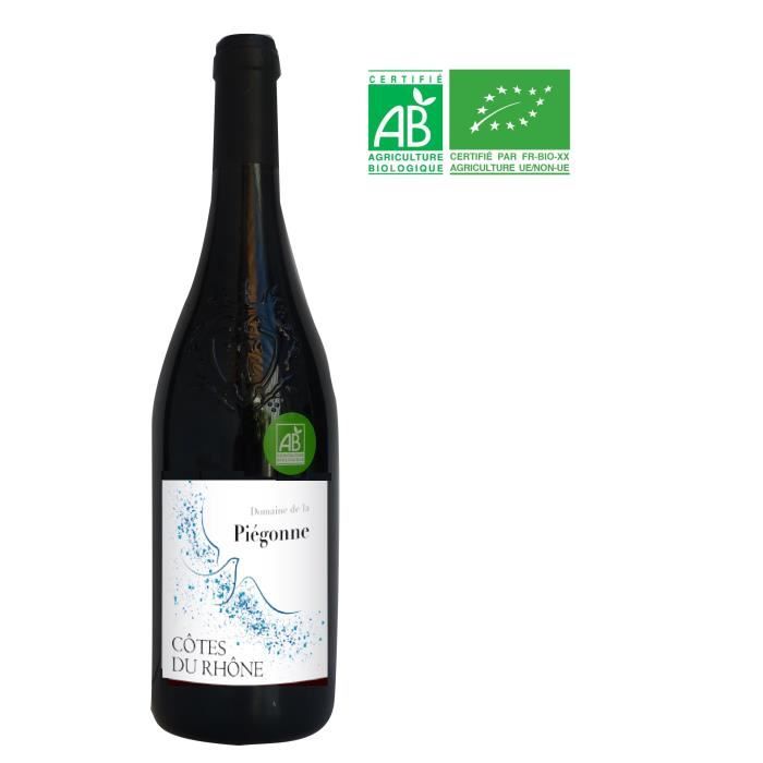 Domaine de Piégonne 2016 Côtes du Rhône - Vin rouge de la Vallée du Rhône - Bio