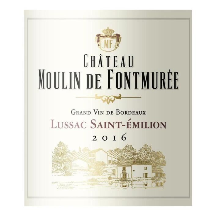 Image secondaire de Château Moulin de Fontmurée 2016 Lussac Saint-Emilion - Vin rouge de Bordeaux