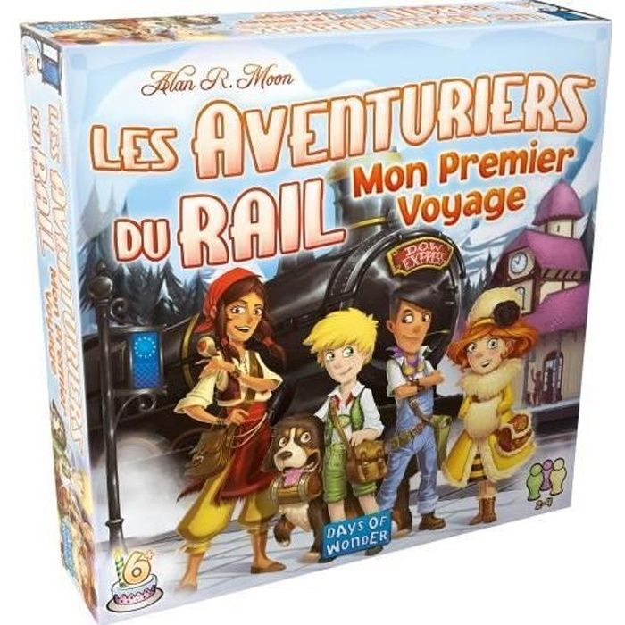 ASMODEE - Rail Adventurers - My First Voyage - Board Game