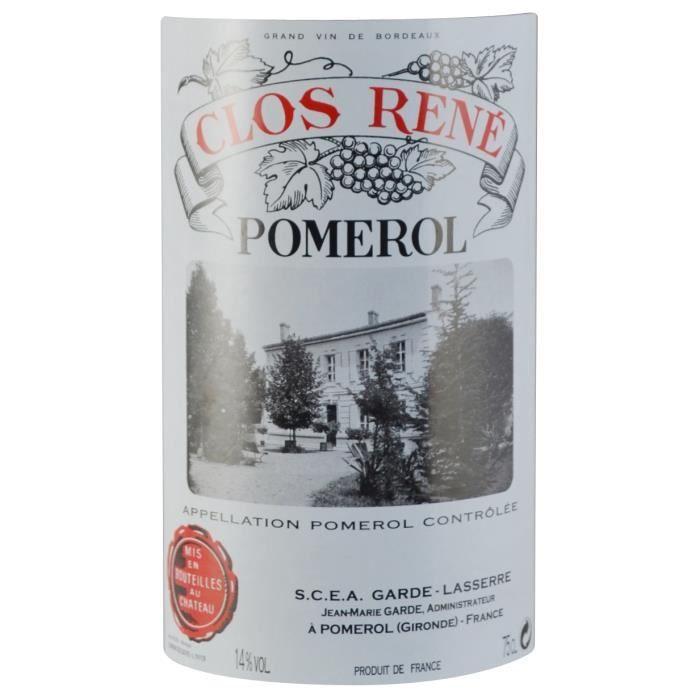 Clos René 2019 Pomerol - Vin rouge de Bordeaux