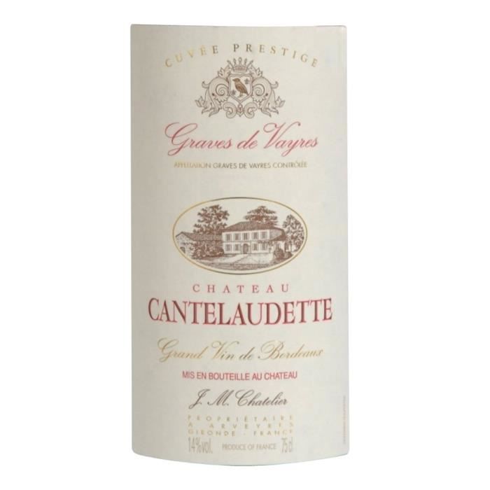 Image secondaire de Château Cantelaudette Cuvée Prestige 2020 Graves de Vayres - Vin rouge de Bordeaux
