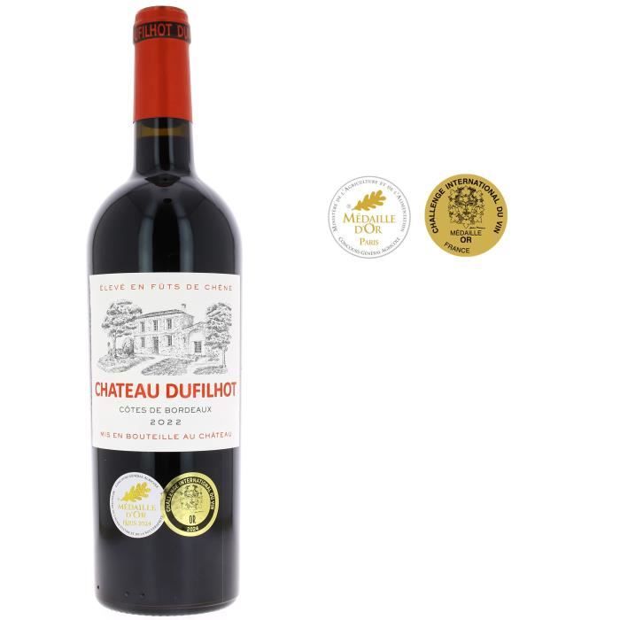 Château Dufilhot 2021 Côtes de Bordeaux - Vin rouge de Bordeaux