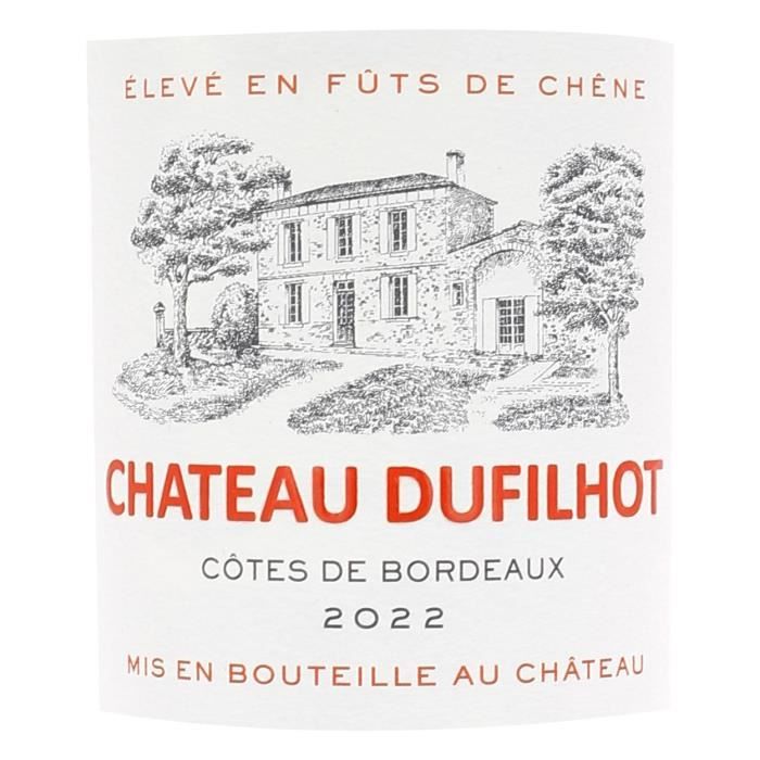 Château Dufilhot 2021 Côtes de Bordeaux - Vin rouge de Bordeaux
