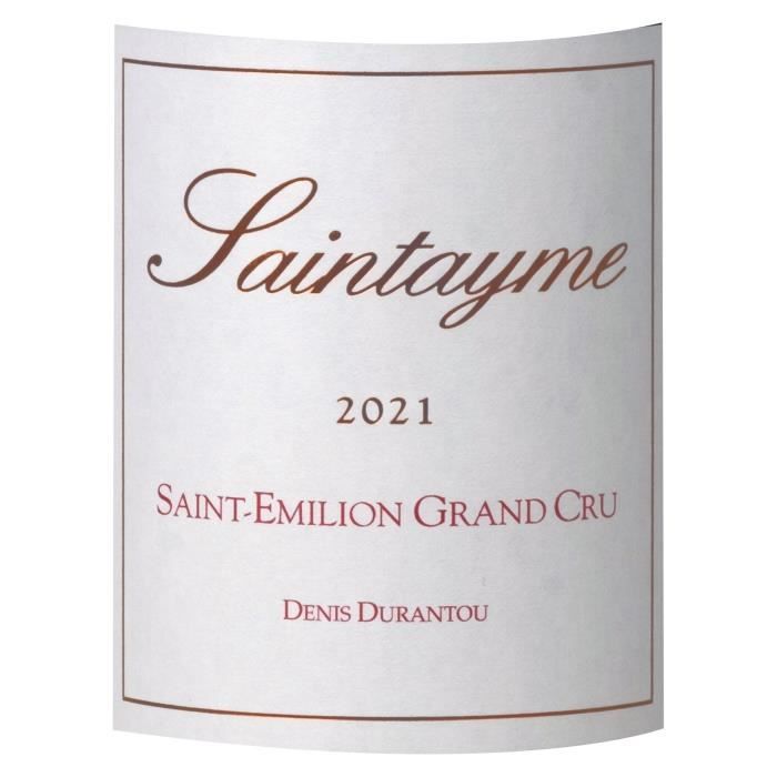 Image secondaire de Denis Durantou Saintayme 2021 Saint-Emilion Grand Cru - Vin rouge de Bordeaux