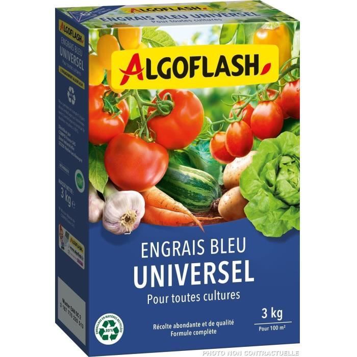 Engrais Bleu Universel - ALGOFLASH NATURASOL - 3 kg