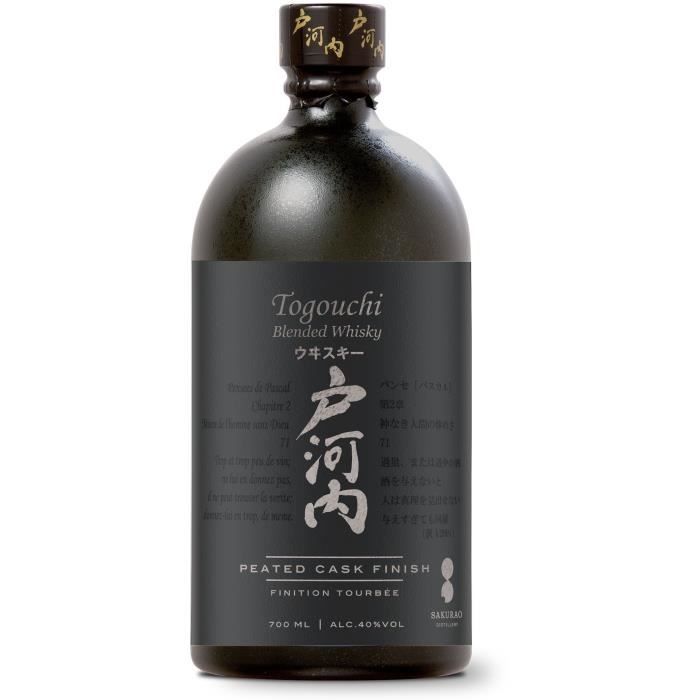 Togouchi - Finition Tourbée - Blended Whisky Japonais - 40,0% Vol. - 70 cl - Etui