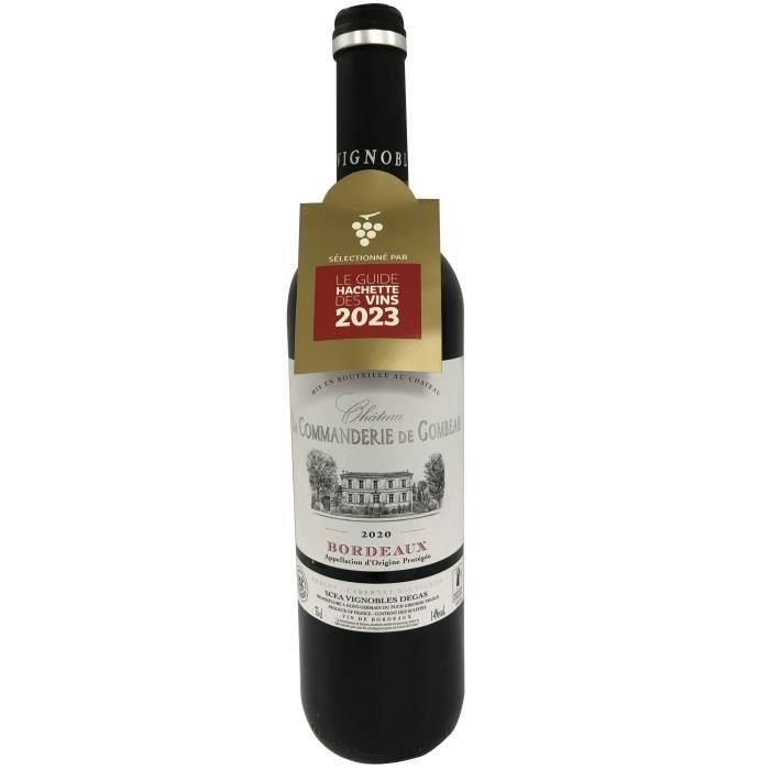 Château La Commanderie de Gombeau 2020 - Vin Rouge Bordeaux AOP