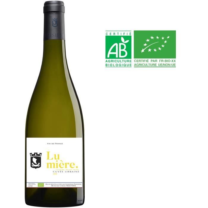 Les Vignerons Parisiens Cuvée Urbaine Lumiere - Vin de France blanc - Bio