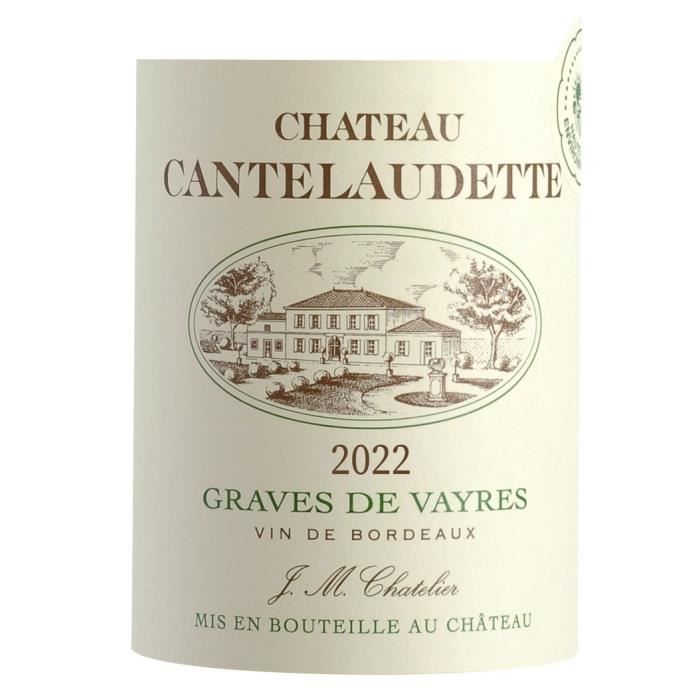 Image secondaire de Château Cantelaudette Tradition 2022 Graves de Vayres - Vin blanc de Bordeaux