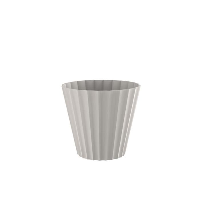 PLASTIKEN Pot Doric Maceta - Ø18 x 16 cm - Ecru
