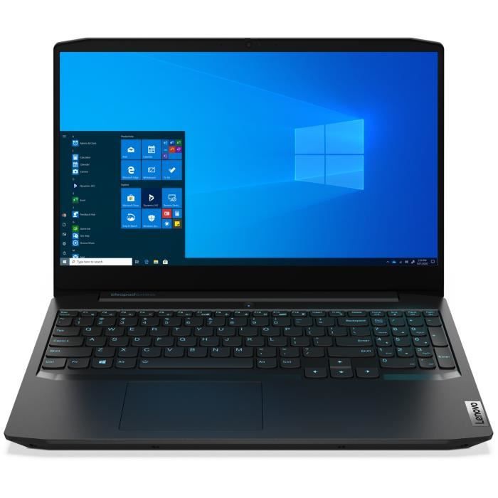 PC Portable Gamer - LENOVO Ideapad 3 15ARH05 - 15,6''FHD - RYZEN 5 4600H - RAM 8Go - 512Go SSD - GTX 1650Ti 4Go - Sans OS - AZERTY
