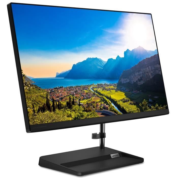 Ordinateur Tout-en-un - LENOVO Ideacentre 3 24ADA6 - 23,8'' - AMD 3020e - RAM 4Go - Stockage 128Go SSD - Windows 11 + Clavier souris