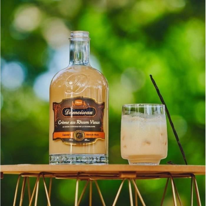Image secondaire de Damoiseau Creme au rhum vieux - Liqueur spiritueuse - Guadeloupe - 18%vol - 70cl
