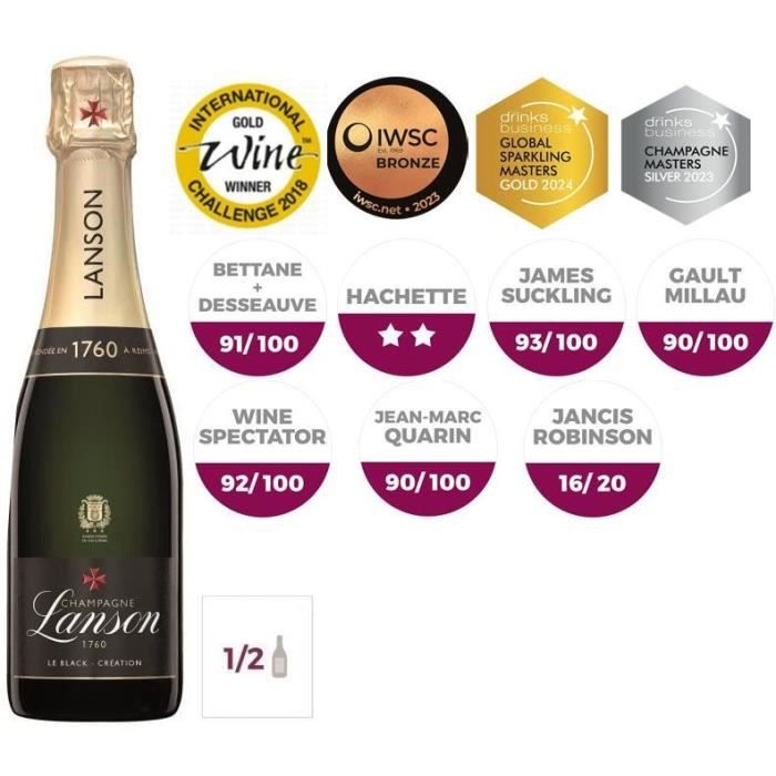 Champagne Lanson le Black Cr�ation - Brut 37,5cl