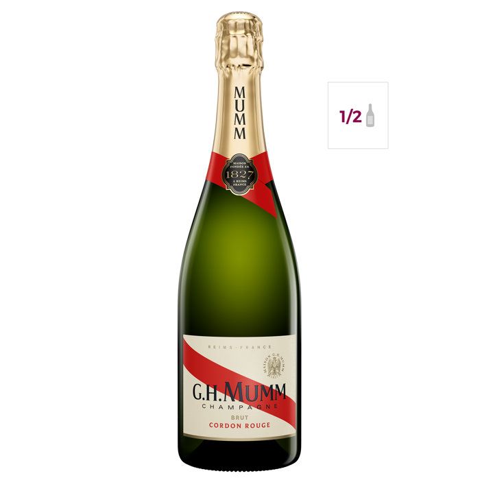 Champagne Mumm Cordon Rouge - 37,5 cl demi-bouteille