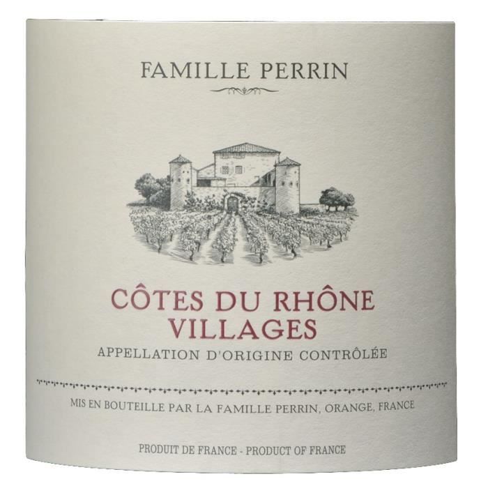 Image secondaire de Famille Perrin 2022 - Côtes du Rhône Villages Vin Rouge 75 cl