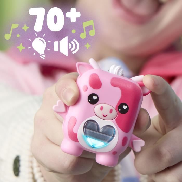 Image secondaire de Nano-mals Mootilda la vache rose, compagnon électronique, plus de 70 réactions, pour enfants, des 5 ans