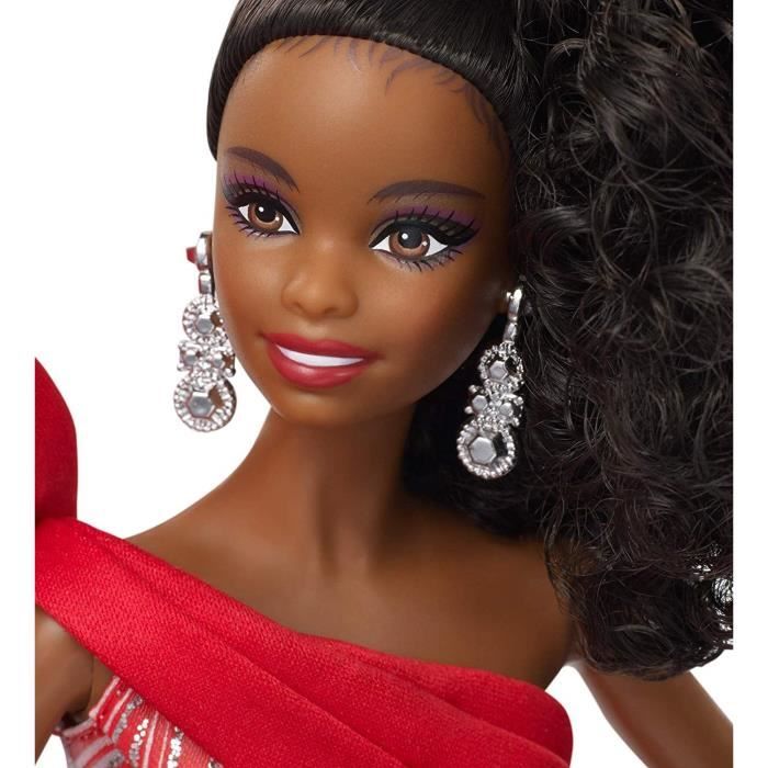 BARBIE - Barbie Noël 2019 Queue de Cheval Brune - 6 ans et +