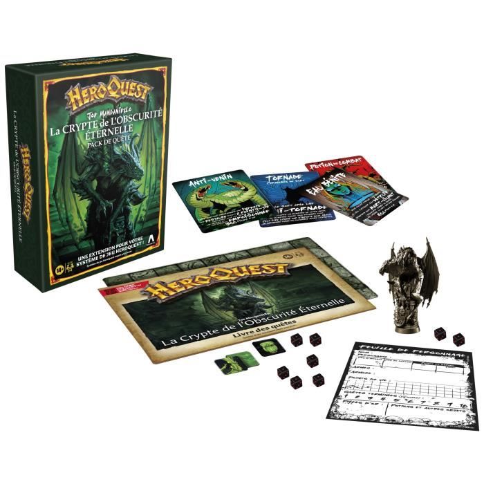 Image secondaire de HeroQuest Pack de quete La crypte de l'obscurité éternelle, jeu de rôle, jeu de plateau, système de jeu HeroQuest requis, Avalon