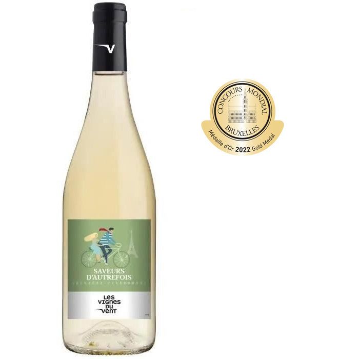 Saveurs d'Autrefois Les Vignes du Vent 2023 C�tes Catalanes - Vin blanc de Languedoc