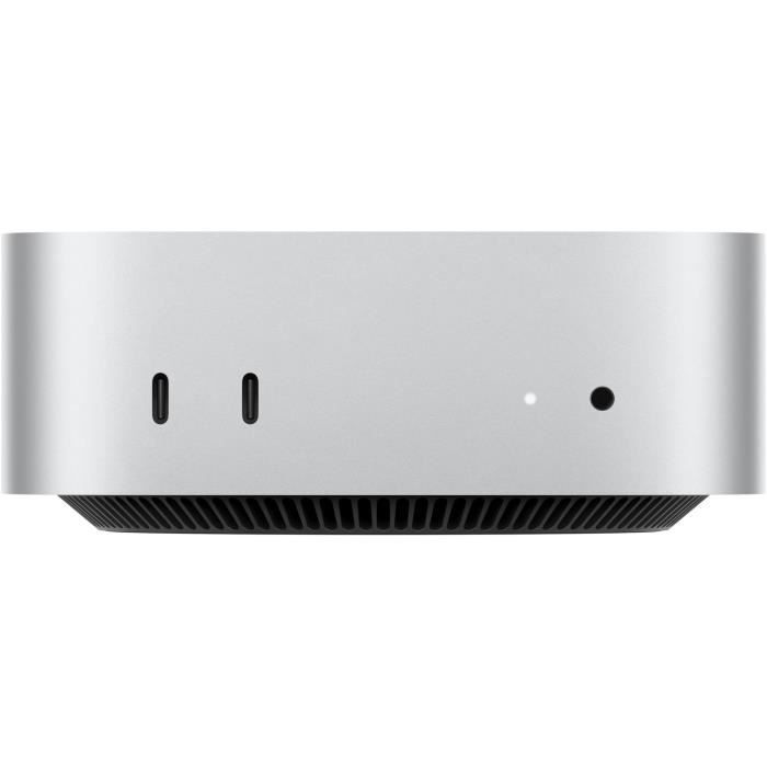 Apple - Mac mini (2024) Apple M4 chip - 16GB RAM - 256GB SSD storage - 10-core CPU 10-core GPU - Silver