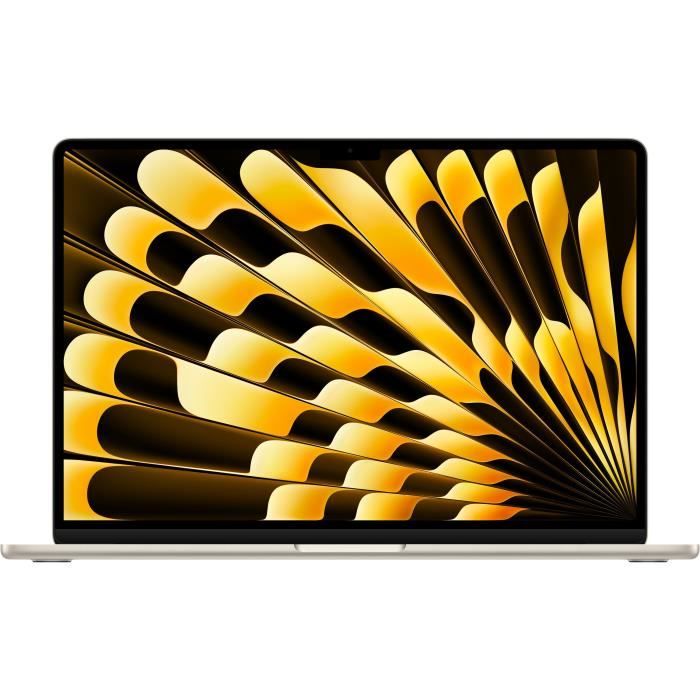 Apple - 15.3 MacBook Air M4 (2025) - 16 GB di RAM - 512 GB di spazio di archiviazione - CPU a 10 core - GPU a 10 core - Starlight