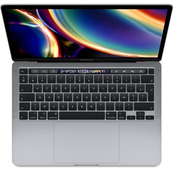 Apple - 13,3 MacBook Pro Touch Bar (2020) - Intel Core i5 - RAM 16Go  - Stockage 512Go - Gris Sidéral - AZERTY