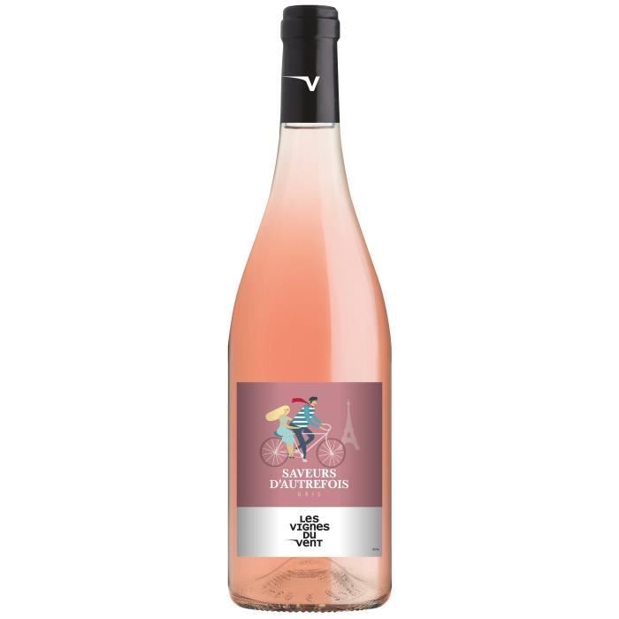 Saveurs d'Autrefois Les Vignes du Vent 2023 C�tes Catalanes - Vin ros� de Languedoc