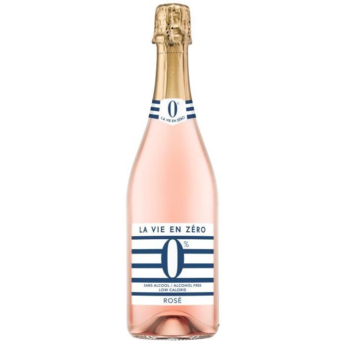 La vie en zéro - Boisson à base de vin sans alcool - Rosé