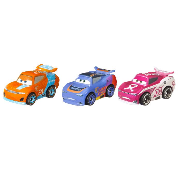 Image secondaire de Pack de 3 Mini Véhicules Cars Disney Pixar - Voitures en Métal