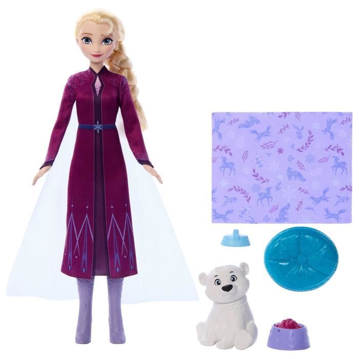 Disney La Reine des Neiges - Coffret Elsa et l'Ourson - 4 accessoires - Disney Frozen - JFG16