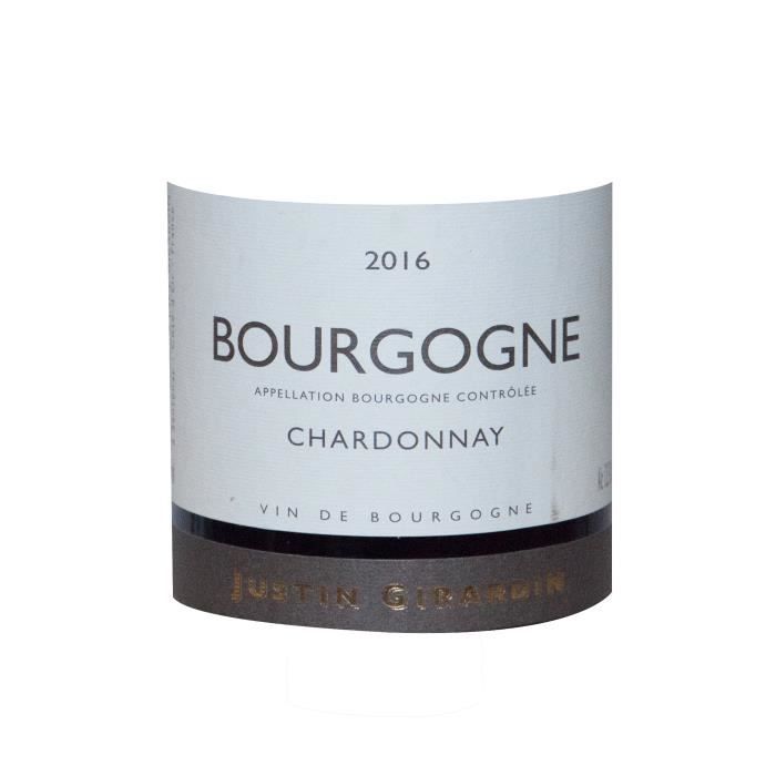Justin Girardin 2016 Bourgogne Chardonnay - Vin blanc de Bourgogne