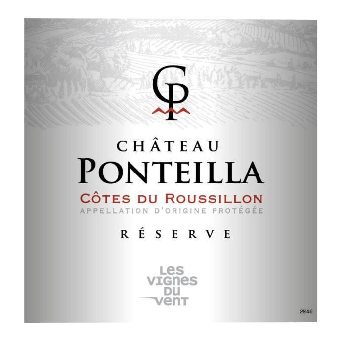 Image secondaire de Les Vignes du vin Château Ponteilla Réserve 2022 Côtes du Roussillon - Vin rouge de Languedoc