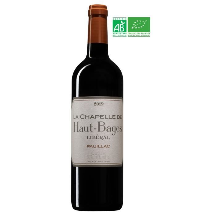 La Chapelle de Haut-Bages Libéral 2019 - Vin Rouge Bio de Pauillac